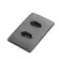 Conjunto 2Tomadas 2P+T 10A/250V~Habitat Onix Fame