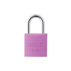 Cadeado Color Rosa 20mm Gold
