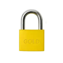 Cadeado Color Amarelo 30mm Gold