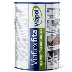 Fita Viaflex Autoadesiva 0,15 x 10m Alumino Viapol