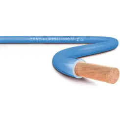Cabo Flexível 750V Cobre 10mm² Azul p/ Metro Sil