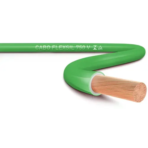 Cabo Flexível 750V Cobre 16mm² Verde P/ Metro Sil