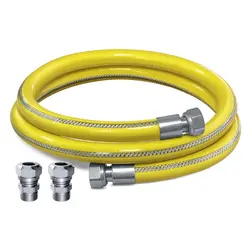 Engate para Gás Multicamada com Adaptadores - Fêmea x Fêmea 1/2 x 1,0 m