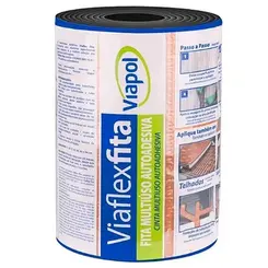 Fita Viaflex Autoadesiva 0,10 x 10m Telha Viapol