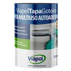 Fita Multiuso Autoadesiva 0,20 x 10m Tapa Goteira Viapol