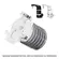 Resistencia Torneira Eletrica  Elegance127V 4800W 4T Fame