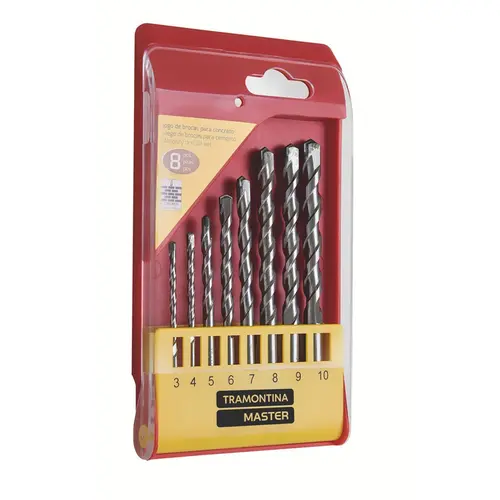 Jogo De Brocas Para Concreto 8 Pcs