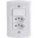 Conjunto 4X2 Com 1 Interruptor Simples 10 A 250 V E 2 Tomadas 2P+T 10 A 250 V Tramontina Lux2 Branco (57145087)