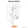 Fechadura 940 Portas de Correr Cromado Espelho de Inox Stam